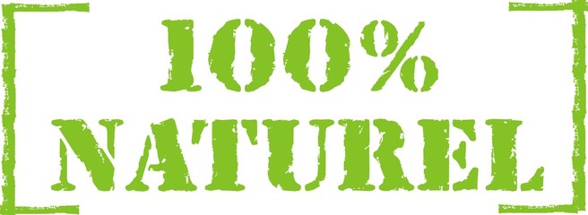Fototapeta premium tampon 100% naturel