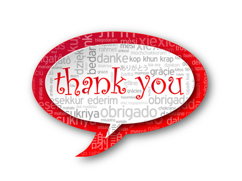 "THANK YOU" Tag Cloud (thanks a lot message gratitude)