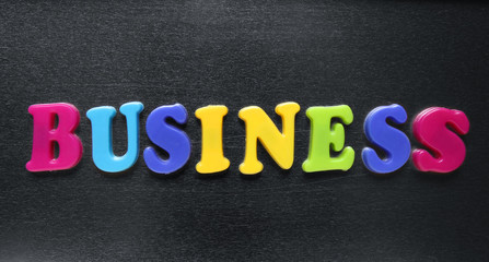 Obraz premium business word
