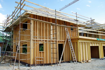 construction d'une maison en ossature bois