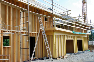 Obraz premium maison en ossature bois