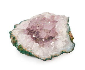 beautiful amethyst druse close-up