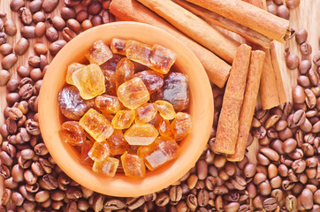 sugar and coffee