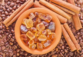 sugar and coffee