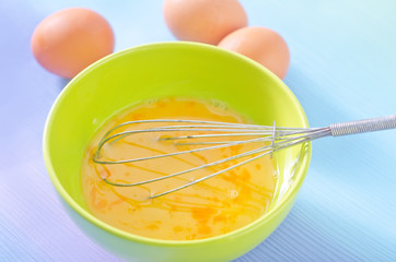 raw eggs