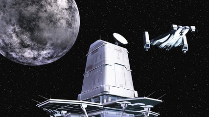 宇宙ステーション © tsuneomp