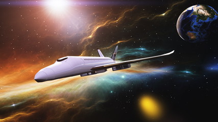 Naklejka premium スペースシャトル