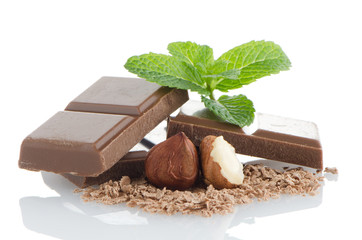 Chocolate Bar with hazelnuts