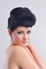 Fototapeta premium Beautiful Woman with Luxury Makeup