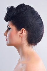 Beautiful Woman with  Luxury Makeup