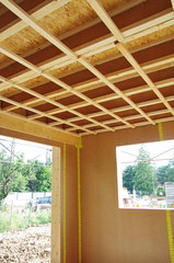 Fototapeta premium construction en ossature bois