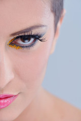 Obraz premium Beautiful Woman with Luxury Makeup