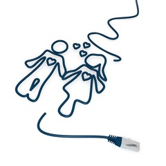 movie file icon coming from data cable