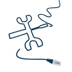 movie file icon coming from data cable