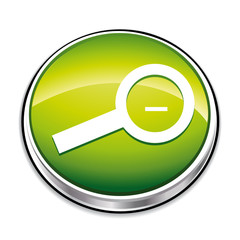 Green loop icon button. Zoom out. Reduce.