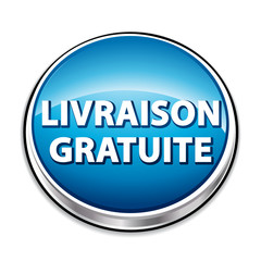 Bouton bleu livraison gratuite.