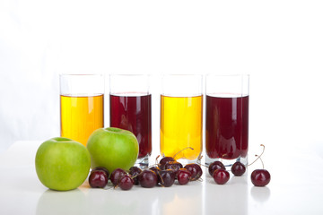 cherry and apple juice