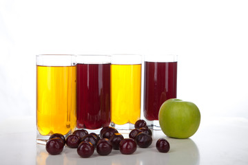 cherry and apple juice