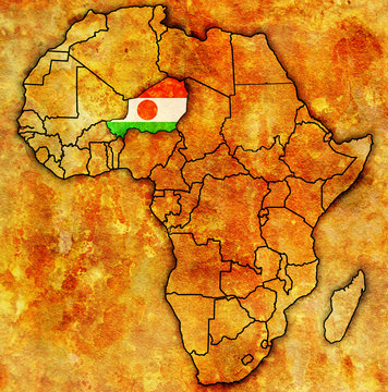 Niger On Actual Map Of Africa