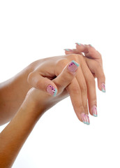 hands of young woman