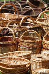 Geflochtene Körbe