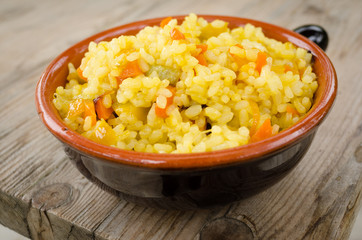 Risotto con verdure