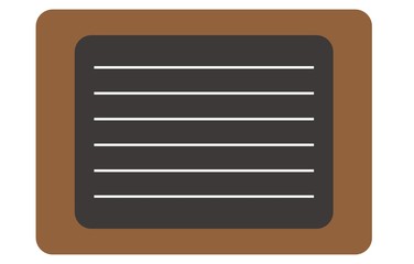 alte kinder schultafel für weisse kreide