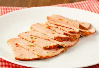 Sliced Leberkase