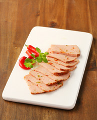 Sliced Leberkase