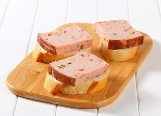 Leberkase sandwiches