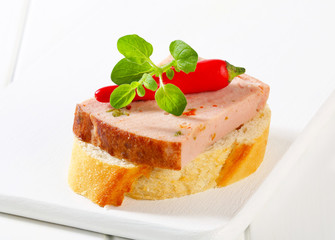 Leberkase sandwich