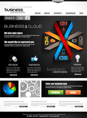 Website template for corporate business
