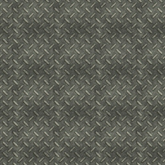 Rugged anti-slip metal floor seamless texture