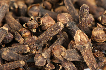 Dried buds of spicy clove