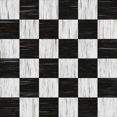 Old diner checkerboard linoleum - seamless texture