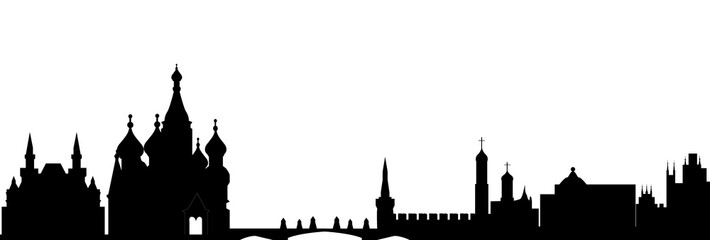 Naklejka premium panoramę moskwy