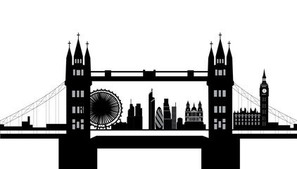 Obraz premium london skyline