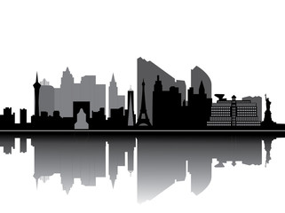 las vegas skyline © Chris Willemsen