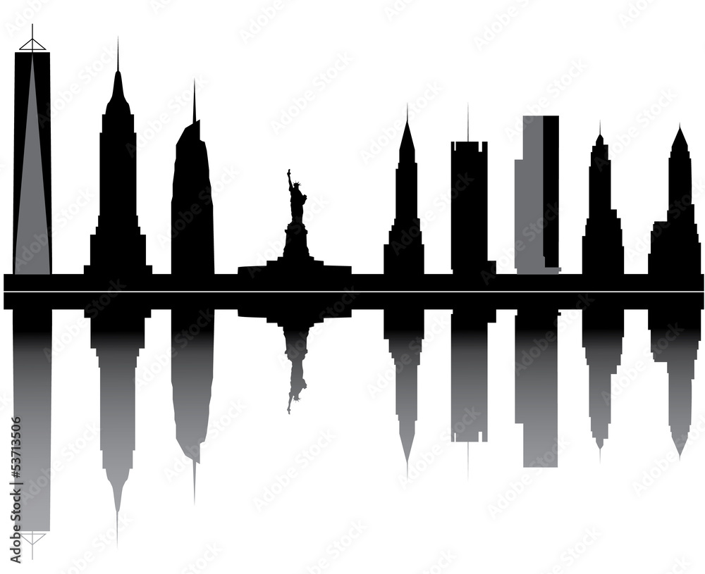 Poster new york skyline