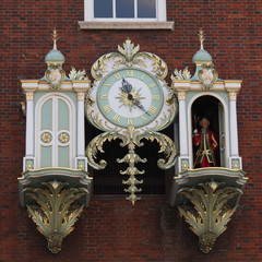 Horloge d'un célèbre magasin de Londres