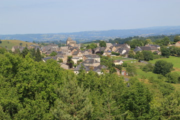Fototapeta na wymiar Village de Perpezac-le-Blanc (Corrèze)