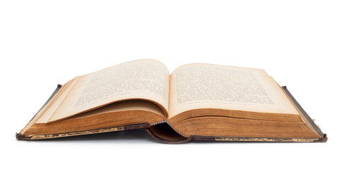 old open book