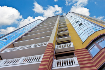 Fototapeta premium modern apartment house