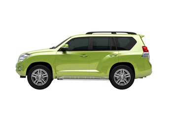 Off-road vehicle in studio