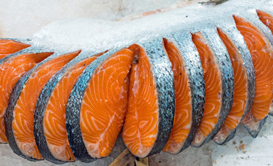 Fresh filet of salmon