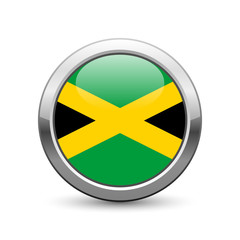 Jamaican flag icon web button