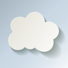 Cloud Cloud-Computing Rechnen in der Wolke Kalt Frost