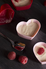 Panna cotta - Herzen