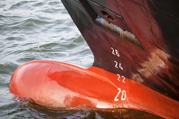 Bug eines Schiffes,maritimes Detail
