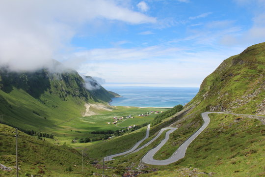 Blick auf Hoddevik